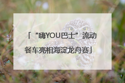 “嗨YOU巴士”流动餐车亮相海淀龙舟赛