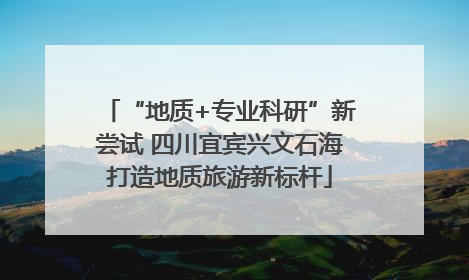 “地质+专业科研”新尝试 四川宜宾兴文石海打造地质旅游新标杆
