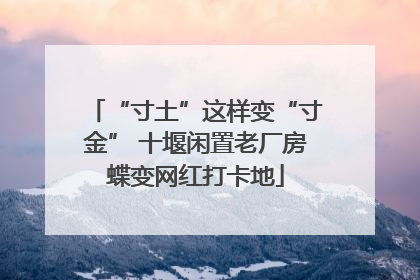 “寸土”这样变“寸金” 十堰闲置老厂房蝶变网红打卡地