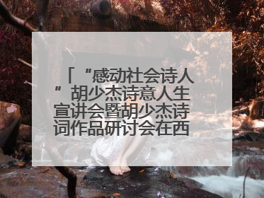 “感动社会诗人”胡少杰诗意人生宣讲会暨胡少杰诗词作品研讨会在西安举行