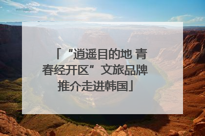 “逍遥目的地 青春经开区”文旅品牌推介走进韩国