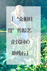 “金姐桂哥”传粽艺 企民同心助残行