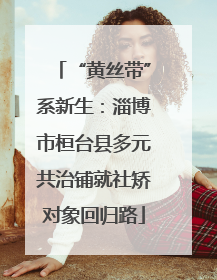“黄丝带”系新生：淄博市桓台县多元共治铺就社矫对象回归路