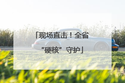 现场直击！全省“硬核”守护