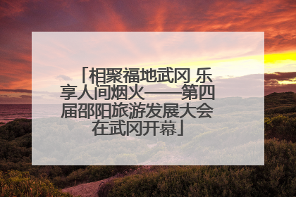 相聚福地武冈 乐享人间烟火——第四届邵阳旅游发展大会在武冈开幕