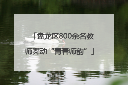 盘龙区800余名教师舞动“青春师韵”