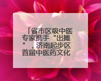 省市区级中医专家携手“出摊”，济南起步区首届中医药文化市集热闹开幕