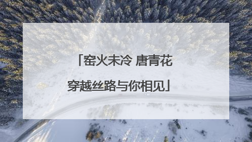 窑火未冷 唐青花穿越丝路与你相见