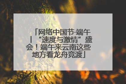 网络中国节·端午丨“速度与激情”盛会！端午来云南这些地方看龙舟竞渡