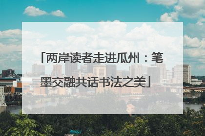 两岸读者走进瓜州：笔墨交融共话书法之美