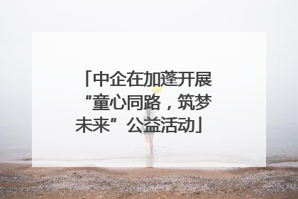 中企在加蓬开展“童心同路，筑梦未来”公益活动