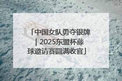 中国女队勇夺银牌｜2025东盟杯藤球邀请赛圆满收官
