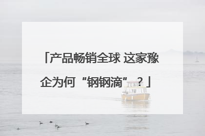 产品畅销全球 这家豫企为何“钢钢滴”？