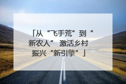从“飞手荒”到“新农人” 激活乡村振兴“新引擎”