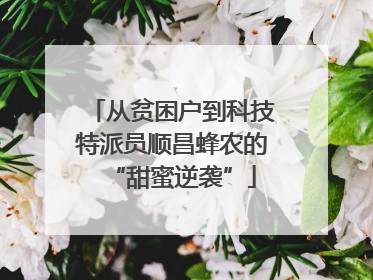 从贫困户到科技特派员顺昌蜂农的“甜蜜逆袭”