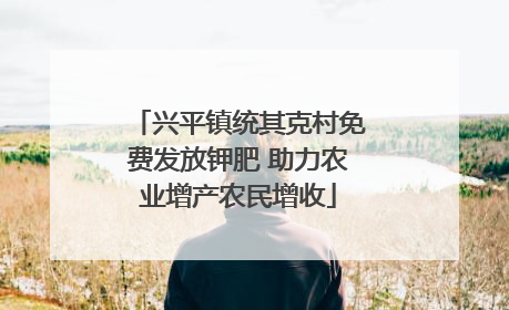 兴平镇统其克村免费发放钾肥 助力农业增产农民增收