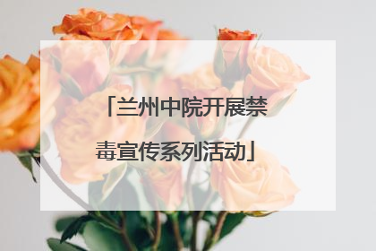 兰州中院开展禁毒宣传系列活动