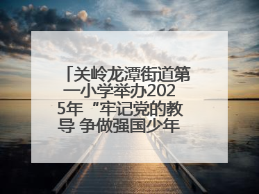 关岭龙潭街道第一小学举办2025年“牢记党的教导 争做强国少年”“六一”文艺汇演活动