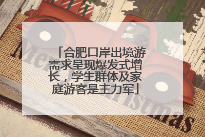 合肥口岸出境游需求呈现爆发式增长，学生群体及家庭游客是主力军