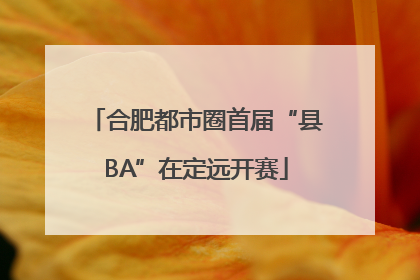 合肥都市圈首届“县BA”在定远开赛