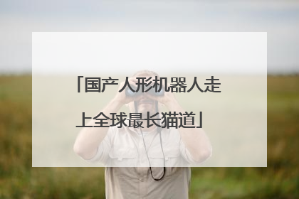 国产人形机器人走上全球最长猫道