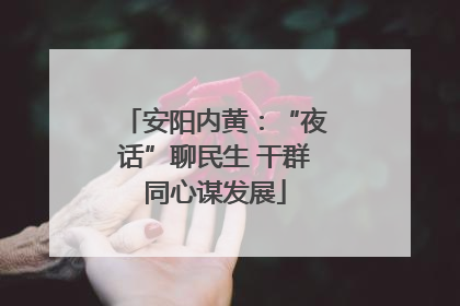 安阳内黄：“夜话”聊民生 干群同心谋发展