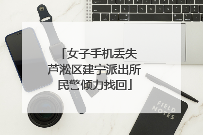 女子手机丢失 芦淞区建宁派出所民警倾力找回