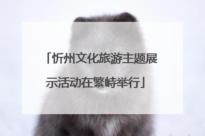 忻州文化旅游主题展示活动在繁峙举行