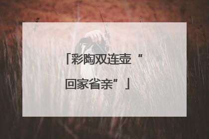 彩陶双连壶“回家省亲”