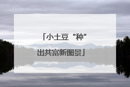 小土豆“种”出共富新图景