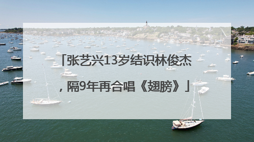 张艺兴13岁结识林俊杰，隔9年再合唱《翅膀》