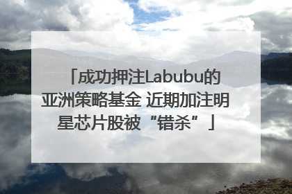 成功押注Labubu的亚洲策略基金 近期加注明星芯片股被“错杀”