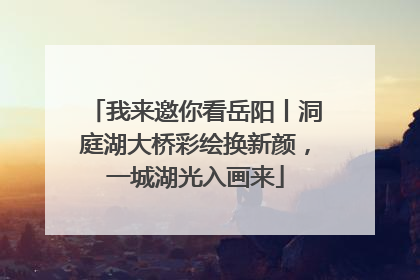 我来邀你看岳阳丨洞庭湖大桥彩绘换新颜，一城湖光入画来