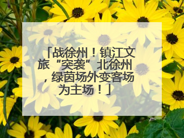 战徐州！镇江文旅“突袭”北徐州，绿茵场外变客场为主场！