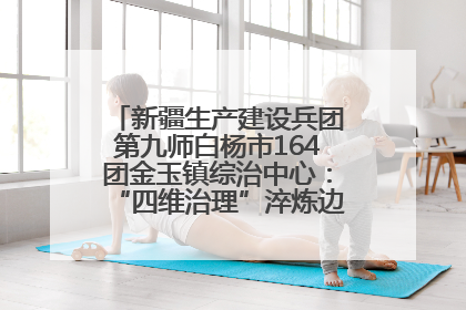 新疆生产建设兵团第九师白杨市164团金玉镇综治中心：“四维治理”淬炼边疆“枫桥样本”