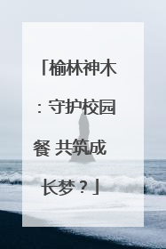 榆林神木：守护校园餐 共筑成长梦？