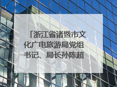 浙江省诸暨市文化广电旅游局党组书记、局长孙陈超：以“西施”IP激活全域旅游 打造县域文旅融合新标杆｜第七届全国县域旅游研究成果发布系列活动