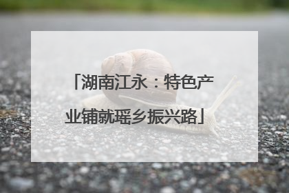 湖南江永：特色产业铺就瑶乡振兴路