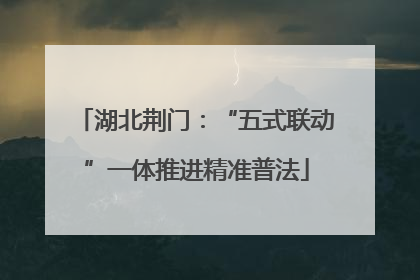 湖北荆门：“五式联动”一体推进精准普法