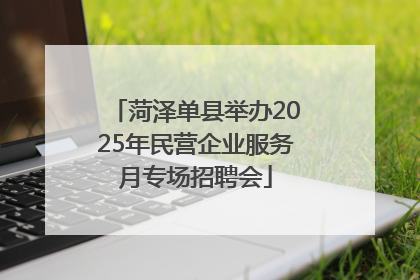 菏泽单县举办2025年民营企业服务月专场招聘会