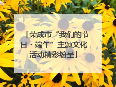 荣成市“我们的节日・端午”主题文化活动精彩纷呈