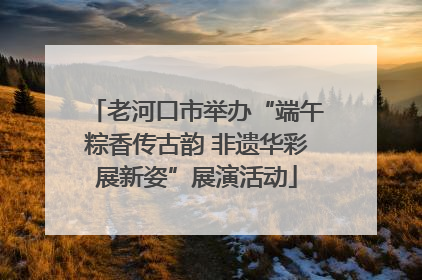 老河口市举办“端午粽香传古韵 非遗华彩展新姿”展演活动