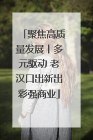 聚焦高质量发展丨多元驱动 老汉口出新出彩强商业