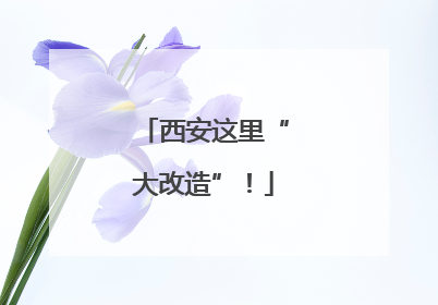西安这里“大改造”！