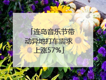 连岛音乐节带动异地打车需求上涨57%
