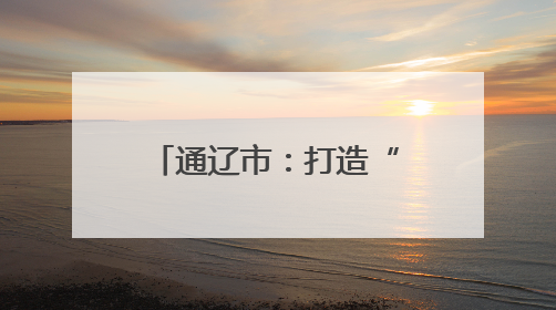 通辽市：打造“一园一展厅一基地”创新模式