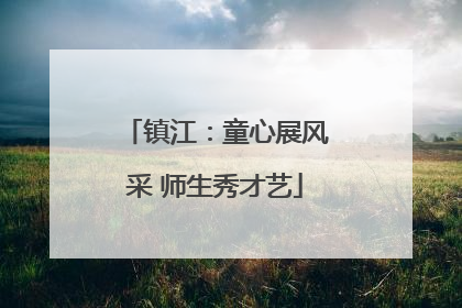 镇江：童心展风采 师生秀才艺
