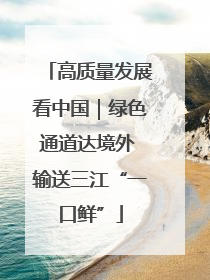 高质量发展看中国｜绿色通道达境外 输送三江“一口鲜”