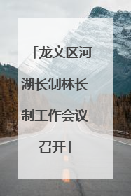 龙文区河湖长制林长制工作会议召开