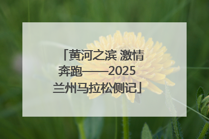 黄河之滨 激情奔跑——2025兰州马拉松侧记